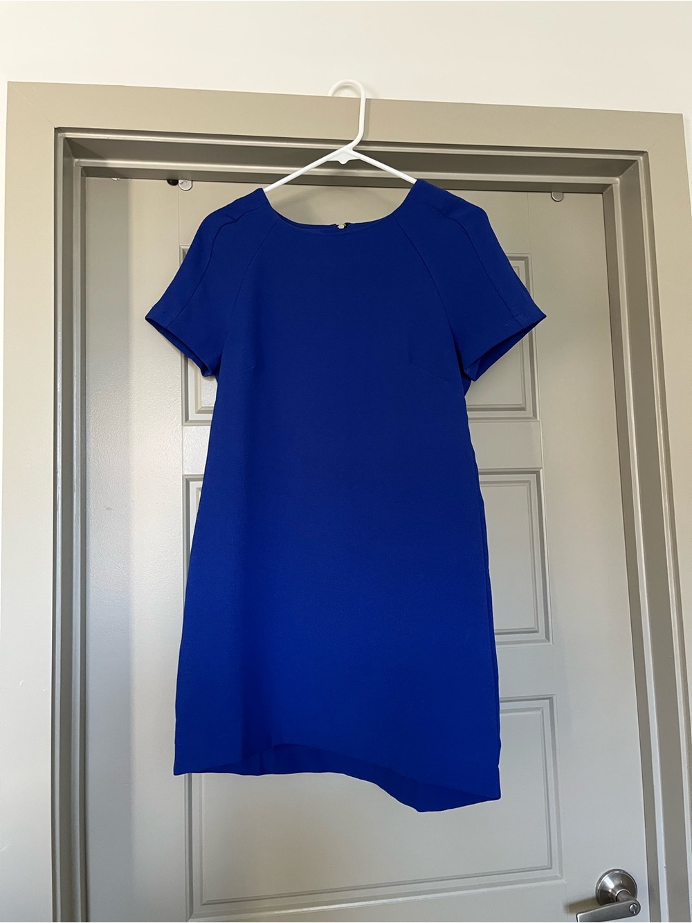 Forever 21 Royal Blue Short Sleeve Shift Dress